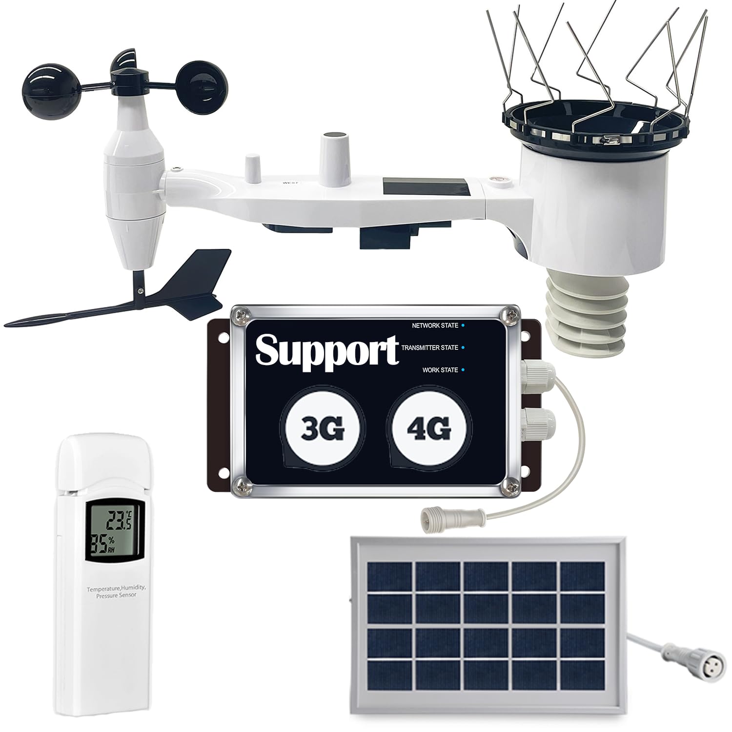 PanTech WS6006 4G cellular wireless weather station for remote monitoring